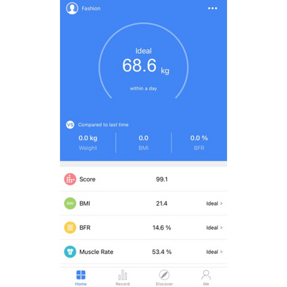 Smart Body Scale Scan